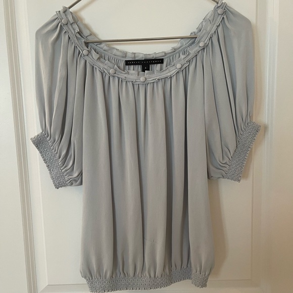 Beautiful Gray Roberto Rodriguez blouse - Picture 1 of 4